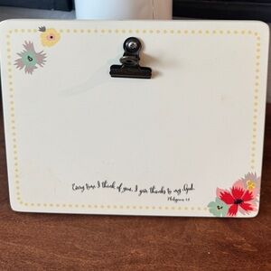 Floral Clip Picture Frame
